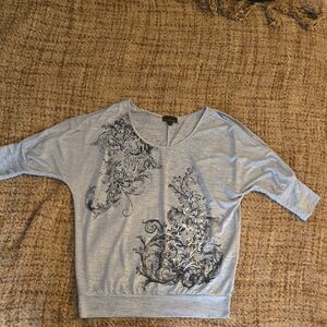 Buffalo David Bitton Heather Gray Top